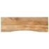 Tablero escritorio con curva madera mango rugosa 160x50x2,5