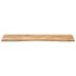 Tablero escritorio con curva madera mango rugosa 160x50x2,5