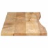 Tablero escritorio con curva madera mango rugosa 160x50x2,5