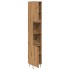 Armario de baño madera contrachapada roble artisan 30x30x190