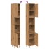 Armario de baño madera contrachapada roble artisan 30x30x190