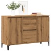 Aparador de madera de ingeniería roble artisan 102x35x70 cm