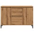 Aparador de madera de ingeniería roble artisan 102x35x70