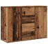 Aparador de madera de ingeniería madera envejecida 88x30x64