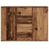 Aparador de madera de ingeniería madera envejecida 88x30x64