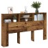 Cabecero armario madera ingeniería envejecida 180x19x103,5