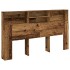 Cabecero armario madera ingeniería envejecida 180x19x103,5