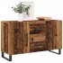 Aparador de madera de ingeniería envejecida 100x36x60