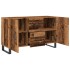 Aparador de madera de ingeniería envejecida 100x36x60