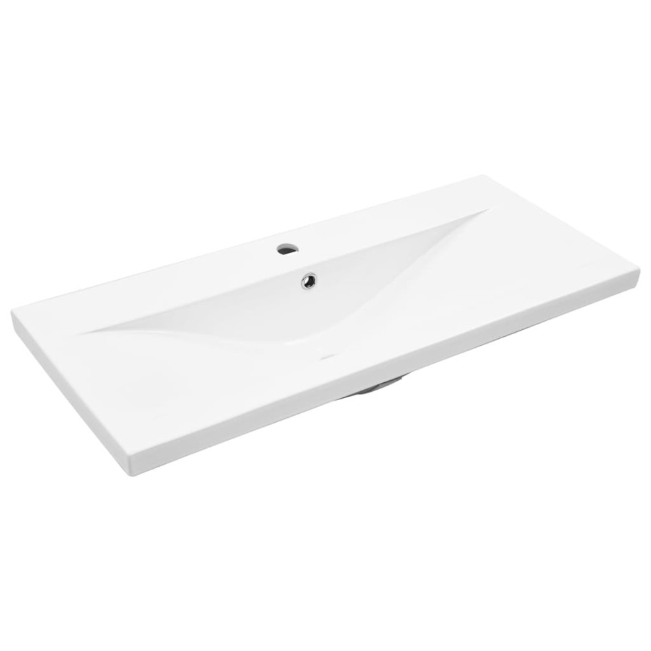 Set de muebles de baño 3 pzas madera contrachapada roble