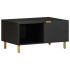 Mesa de centro madera contrachapada negro 80x50x40