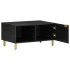 Mesa de centro madera contrachapada negro 80x50x40