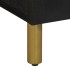 Armario de lavabo de baño madera ingeniería negro 62x33x58