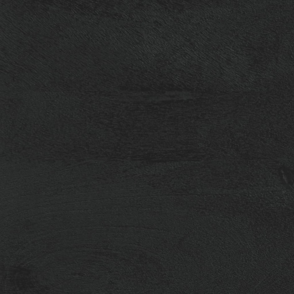 Armario de lavabo de baño madera ingeniería negro 62x33x58