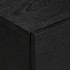 Aparador de madera de ingeniería negro 40x33x75
