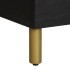 Aparador alto madera de ingeniería negro 60x33x100