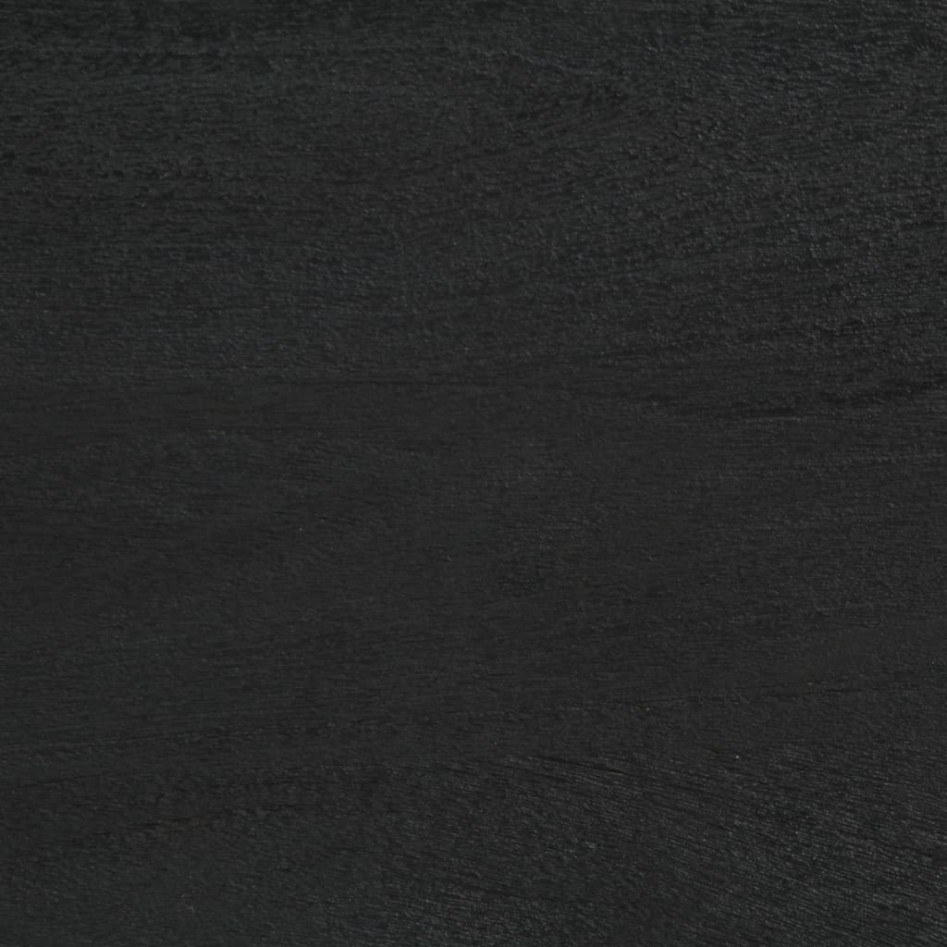 Aparador alto madera de ingeniería negro 60x33x100