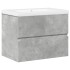 Set muebles de baño 2 piezas madera contrachapada gris