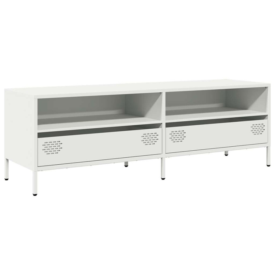 Mueble para TV acero laminado en frío blanco 135x39x43,5