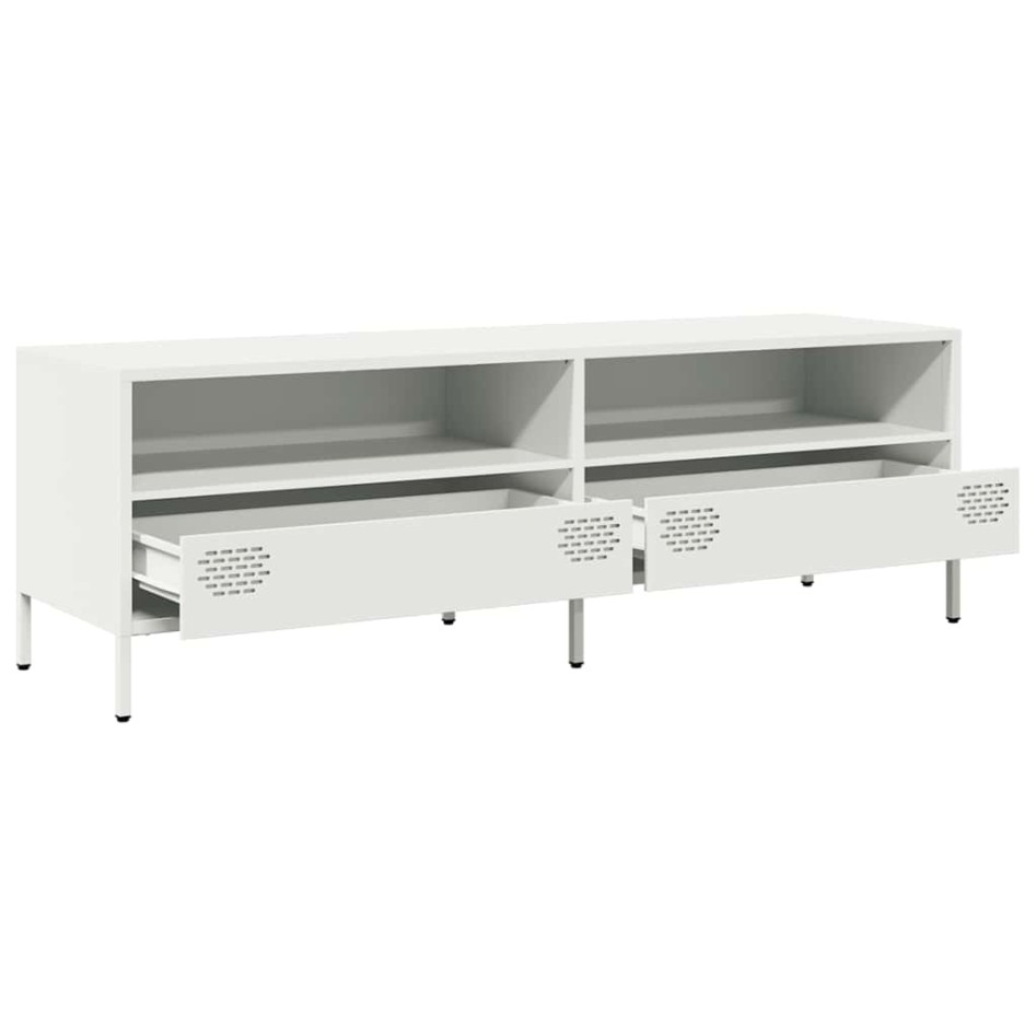 Mueble para TV acero laminado en frío blanco 135x39x43,5