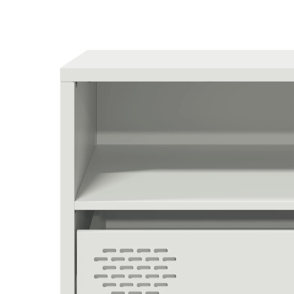 Mueble para TV acero laminado en frío blanco 135x39x43,5
