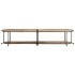 Mueble de TV madera maciza de mango rugosa 200x42x40