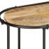 Mueble de TV madera maciza de mango rugosa 200x42x40