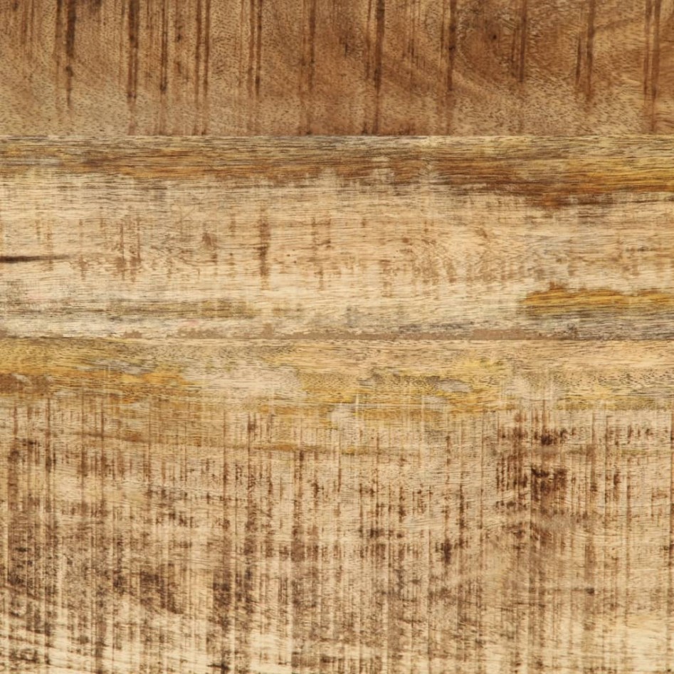 Mueble de TV madera maciza de mango rugosa 200x42x40