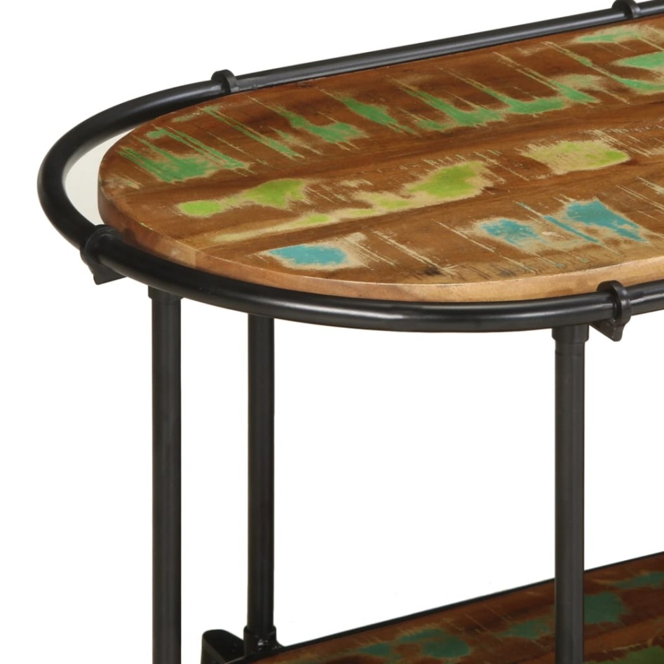 Mueble de TV madera maciza reciclada 200x42x40