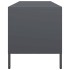 Mueble de TV acero laminado en frío antracita 135x39x43,5