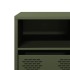 Mueble TV acero laminado en frío verde oliva 135x39x43,5