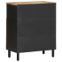 Aparador de madera maciza de mango rugosa 60x33,5x75