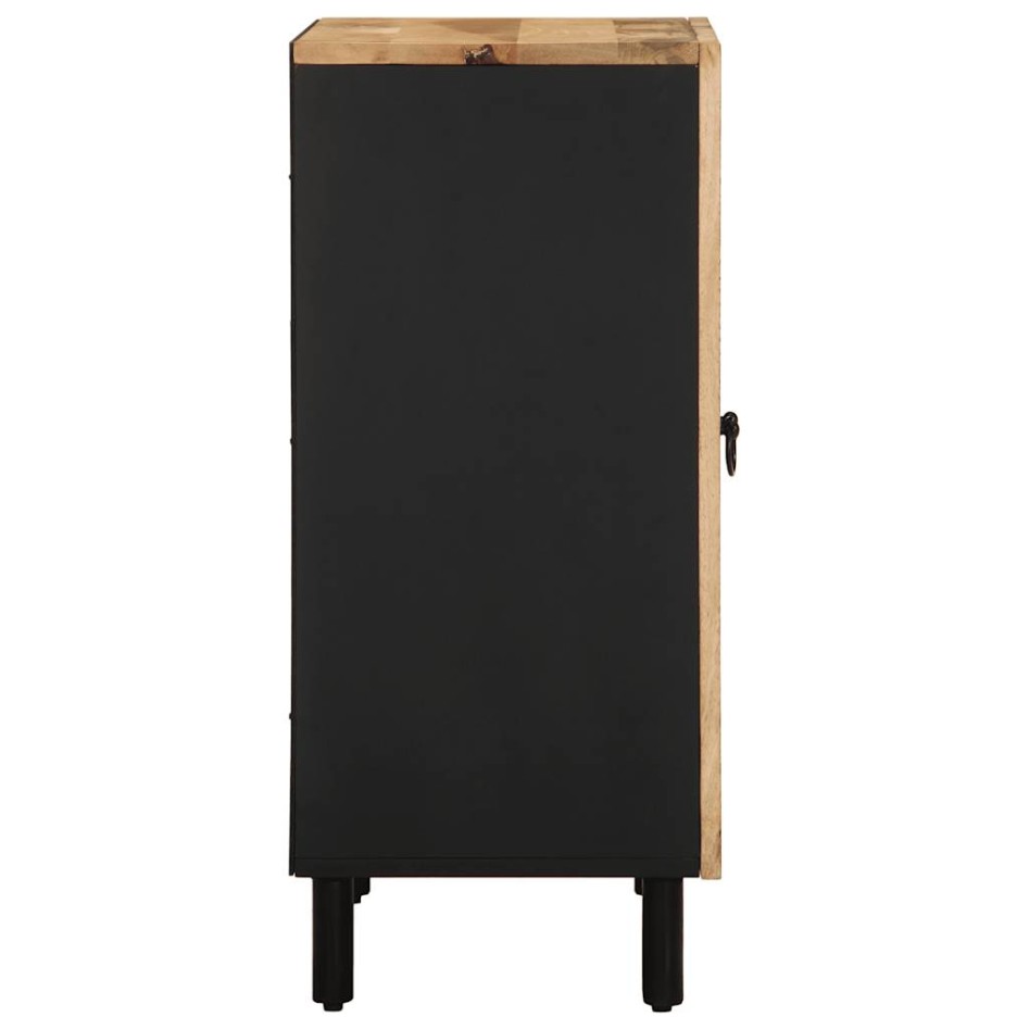 Aparador de madera maciza de mango rugosa 60x33,5x75