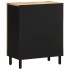 Aparador de madera maciza de mango rugosa 60x33,5x75