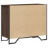 Cajonera de madera de ingeniería marrón roble 91x35,5x74,5