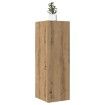 Muebles de TV 2 uds madera roble artisan 30,5x30x90 cm