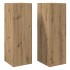 Muebles de TV 2 uds madera roble artisan 30,5x30x90