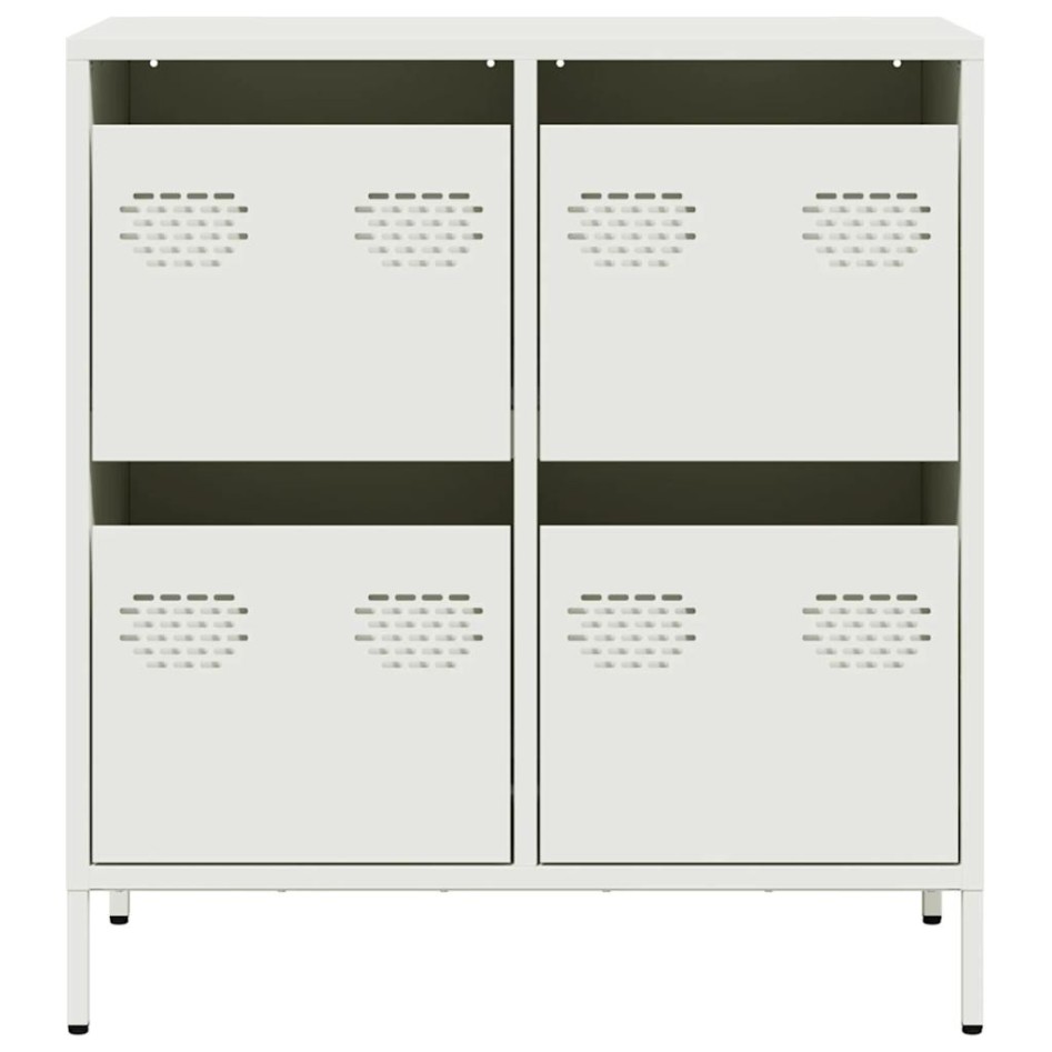 Aparador de acero laminado en frío blanco 68x39x73,5