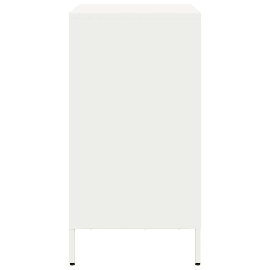 Aparador de acero laminado en frío blanco 68x39x73,5
