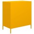Aparador acero laminado en frío amarillo mostaza 68x39x73,5