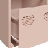 Aparador de acero laminado en frío rosa 101,5x39x73,5