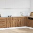 Armario inferior cajón madera roble artisan 80x46x81,5
