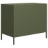 Aparador de acero laminado en frío verde oliva 68x39x58,5