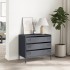 Aparador de acero laminado en frío antracita 68x39x58,5
