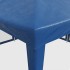 Carpa para fiestas con 8 paredes de malla HDPE azul 4x4