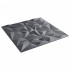 Paneles de pared 48 uds XPS amatista gris 50x50 cm 12