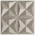 Paneles de pared 48 uds XPS origami Beton 50x50 cm 12