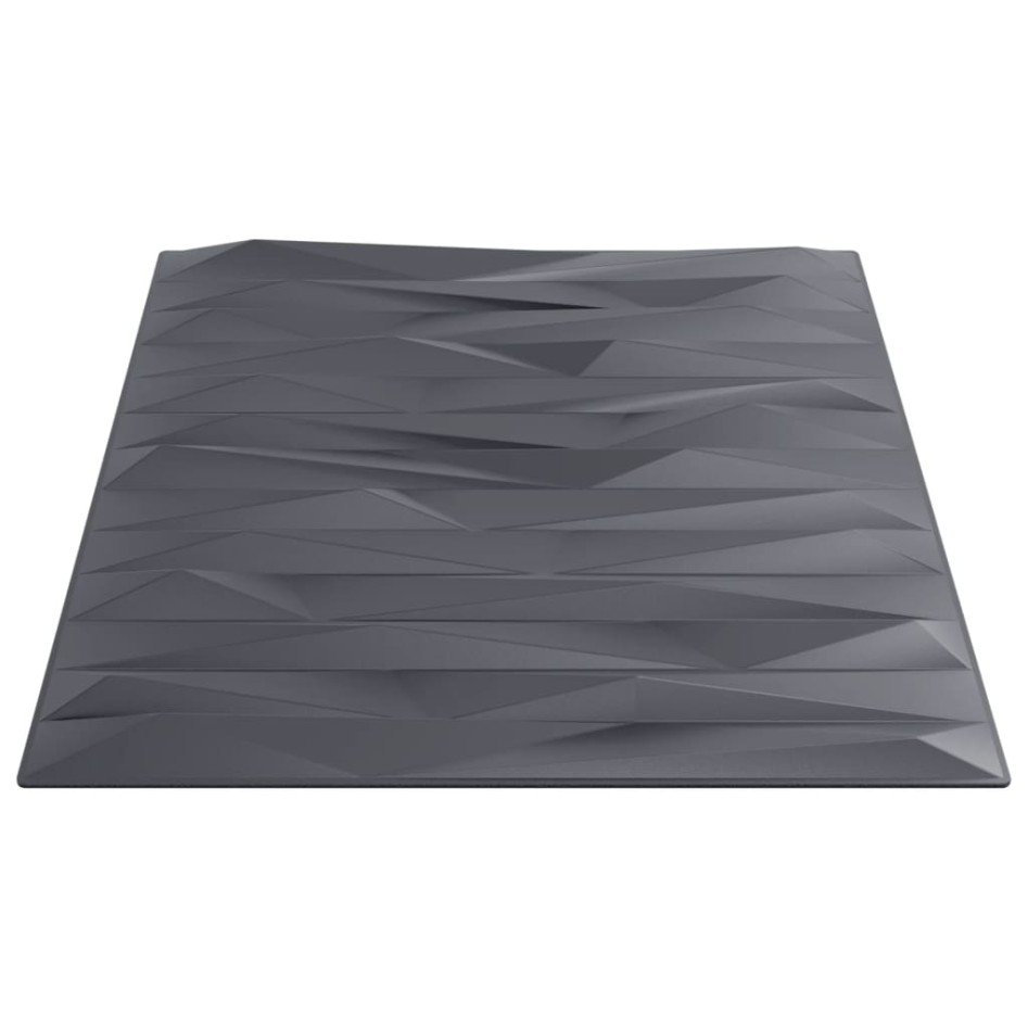 Paneles de pared 48 uds XPS piedra gris 50x50 cm 12