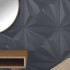 Paneles de pared 48 uds XPS estrella gris 50x50 cm 12