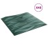 Paneles de pared 48 uds XPS piedra verde 50x50 cm 12